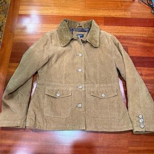 Sonoma Tan Corduroy Insulated Jacket, L